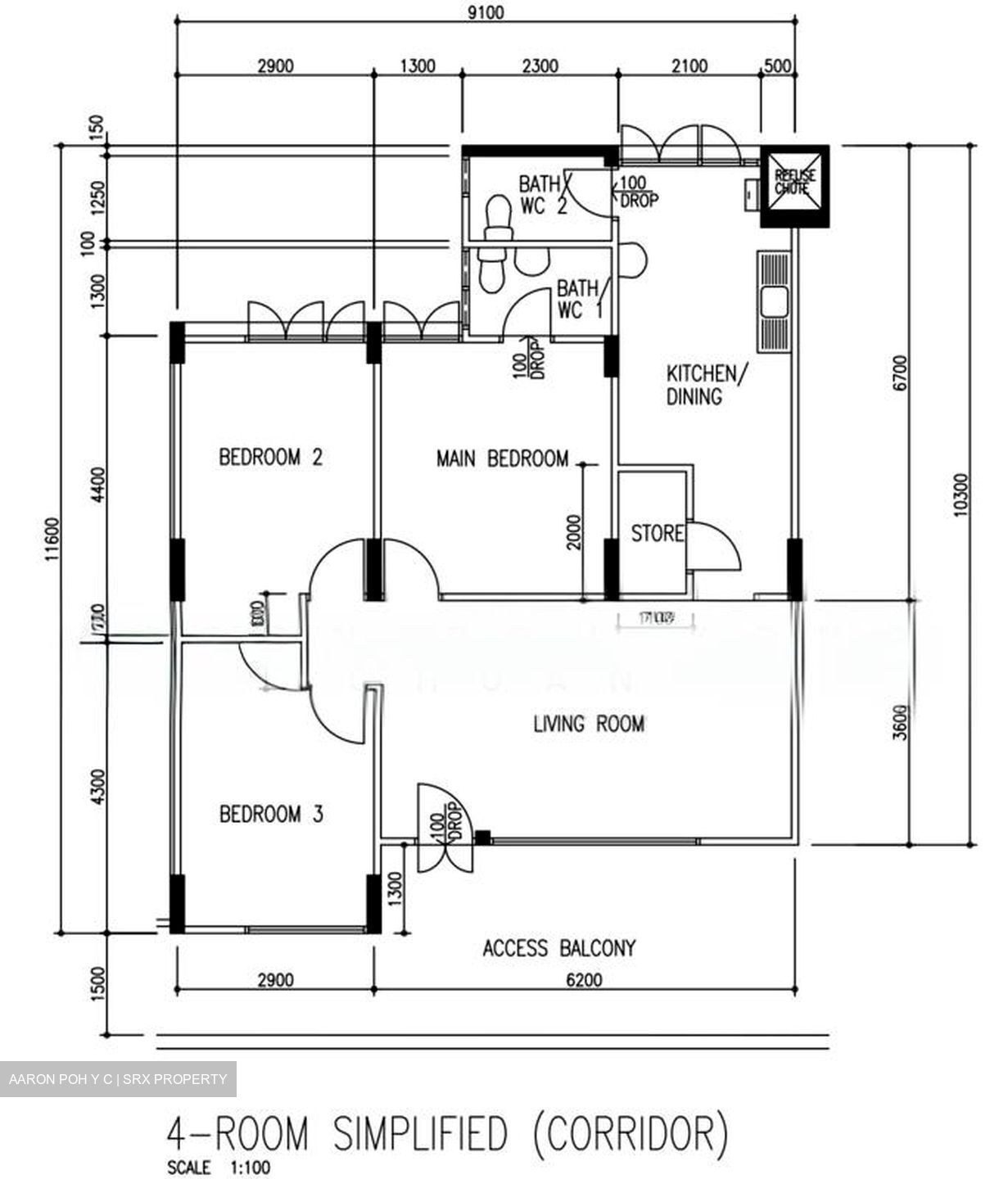 Blk 825 Woodlands Street 81 (Woodlands), HDB 4 Rooms #592473541
